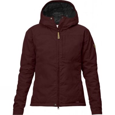 Chaquetas Fjallraven Kiruna Padded Mujer - Rojas Oscuro - Chile TNQ035746